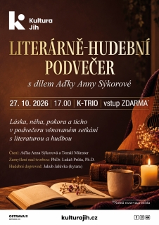 Literárně-hudební podvečer s dílem Aďky Anny Sýkorové